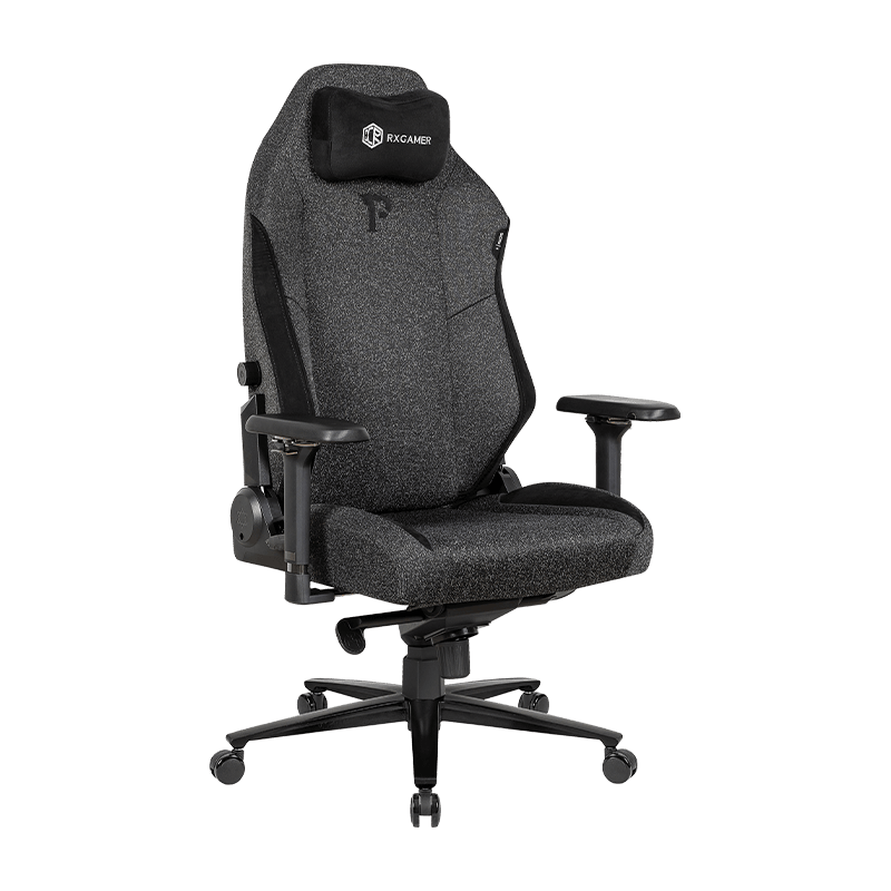 RX-2070-1R-A Black Mesh Mute Executive Office Boss Swivel Gaming Chair