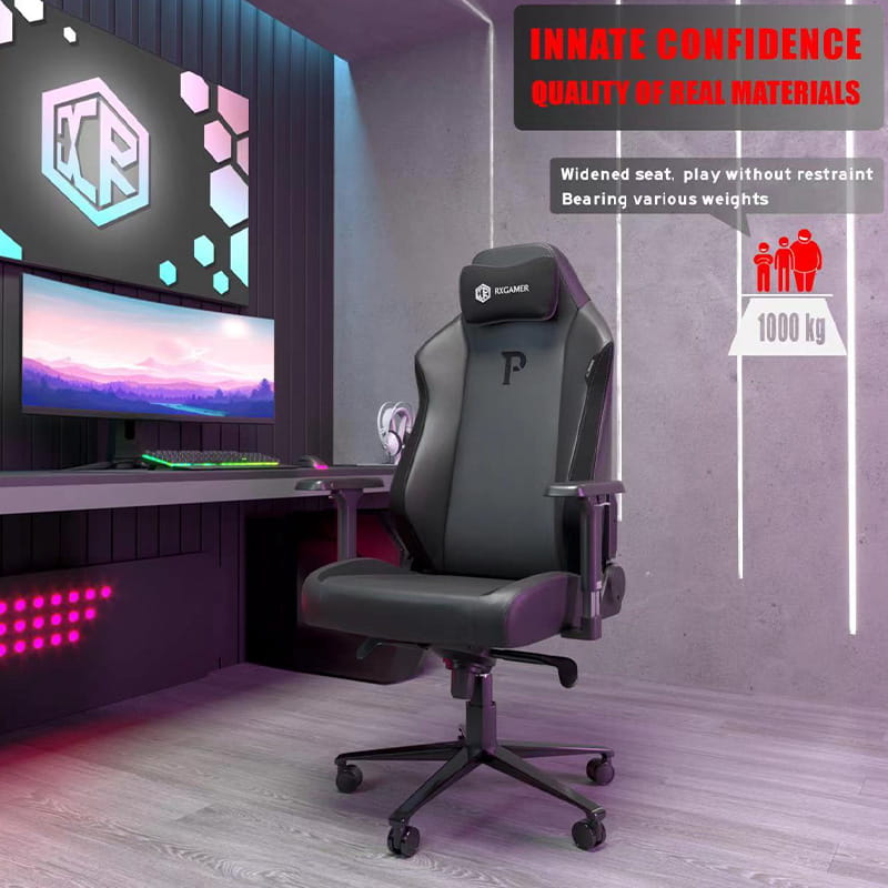 Why can Seat Height Adjustable Swivel Leather Gaming Chair help players maintain the best sitting posture?