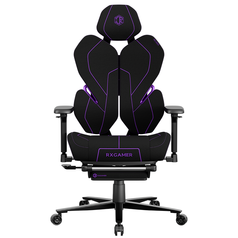rxgamer RX-K6-6301 ergonomic design of gaming chair with comfortable footsteps