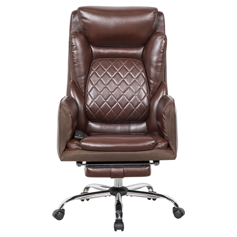RXGAMER RX-9129 Adjustable Footrest Office Chair with Massage & Heating
