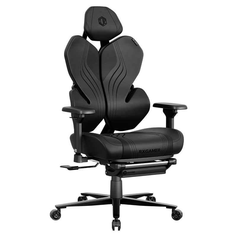 RXGAMER RX-K6-6303 Retractable Footrest Multifunctional Gaming Chair
