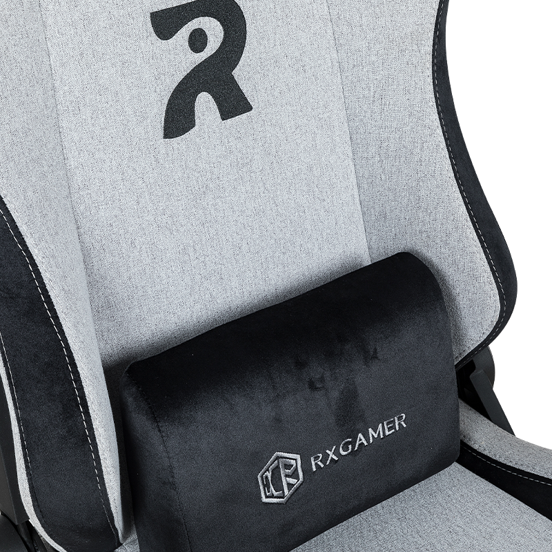 RXGAMER RX-2060-1 Gray 4D Armrest Adjustable Reclining Comfortable Gaming Chair