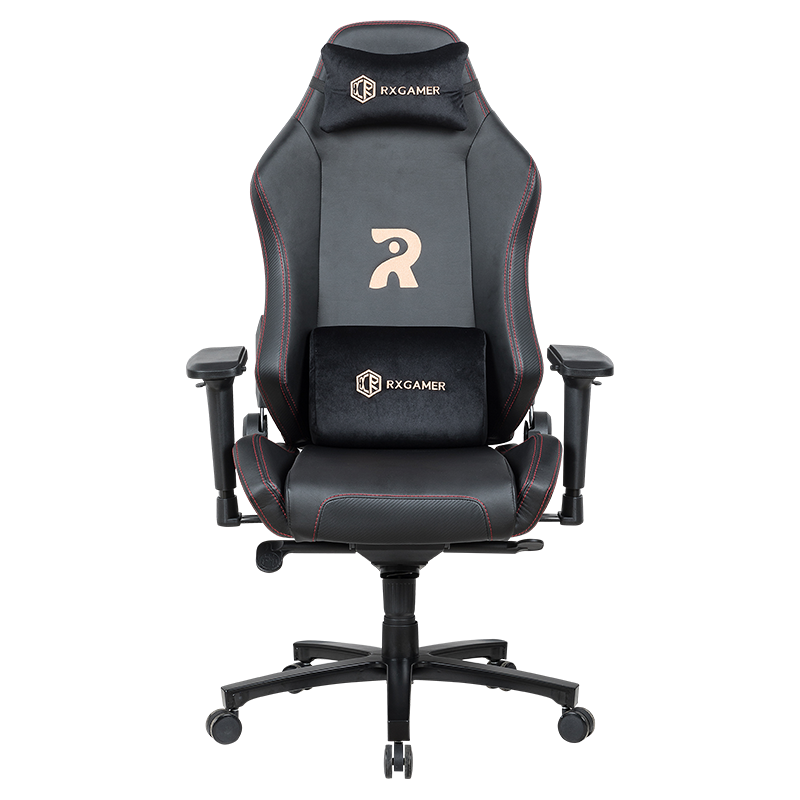 RXGAMER RX-2060 Black PU Hydrolysis-Resistant Blended Fabric Gaming Chair