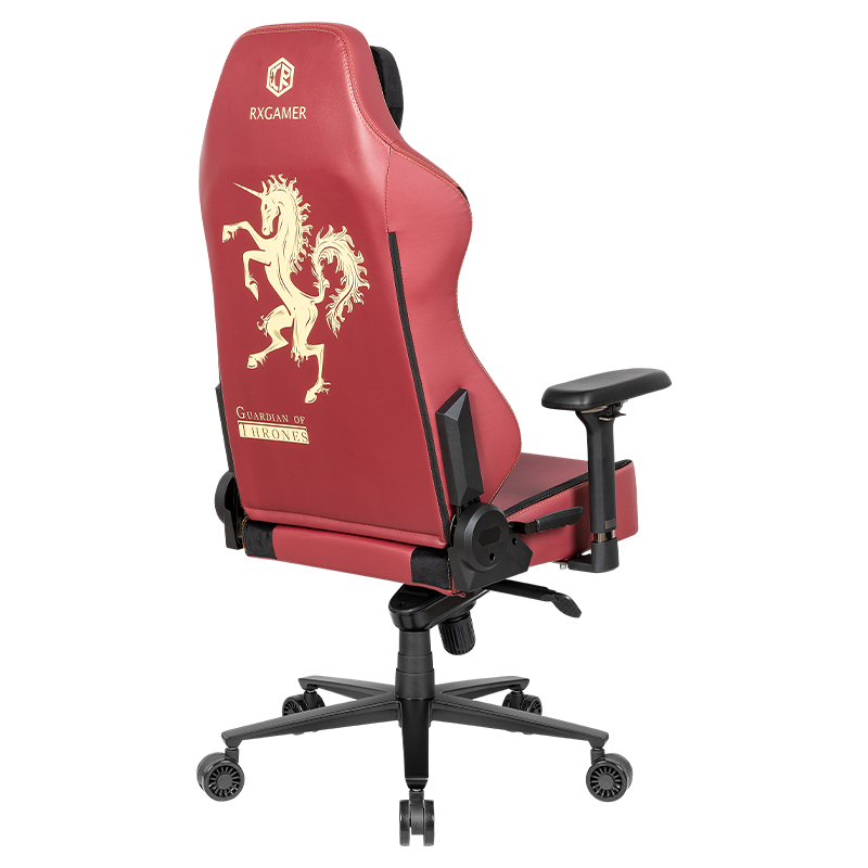 RXGAMER RX-2061 Burgundy PU Faux Leather 4D Armrest Unicorn Gaming Chair