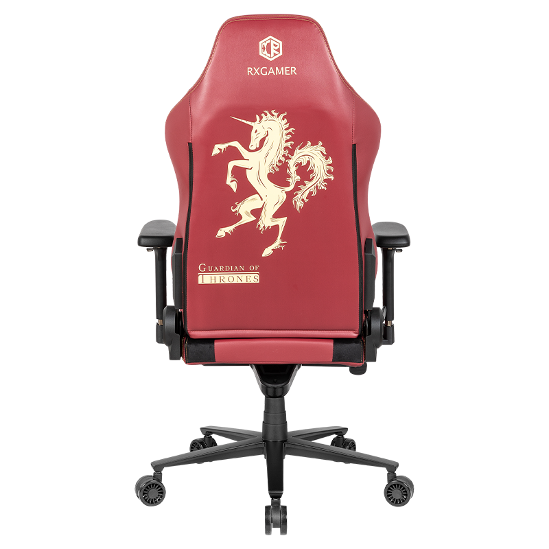 RXGAMER RX-2061 Burgundy PU Faux Leather 4D Armrest Unicorn Gaming Chair