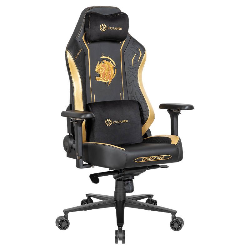 RXGAMER RX-2061 Dragon Embroidery Magnetic Headrest Reclining Gaming Chair