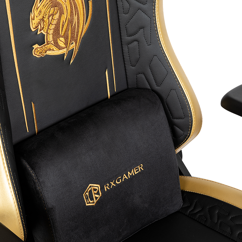 RXGAMER RX-2061 Dragon Embroidery Magnetic Headrest Reclining Gaming Chair