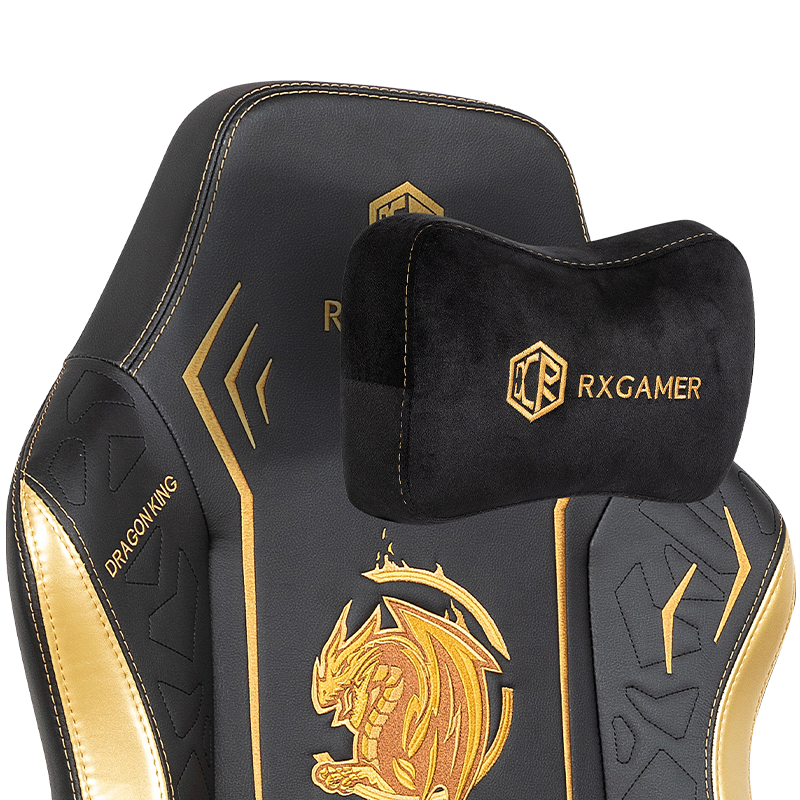 RXGAMER RX-2061 Dragon Embroidery Magnetic Headrest Reclining Gaming Chair