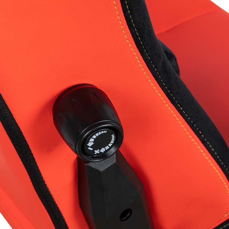 RXGAMER RX-2063 Red Glare 4D Armrest Lumbar Adjustment Gaming Chair