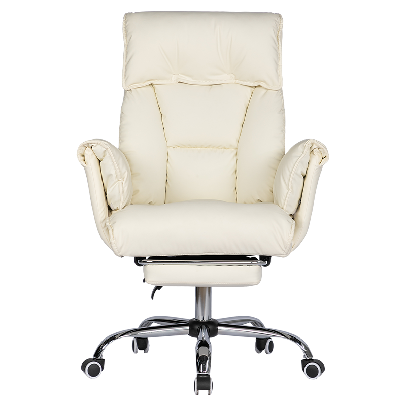 RXGAMER RX-9142 Adjustable Cat Paw Leather Reclining Office Chair with Footrest