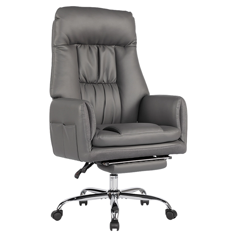 RXGAMER RX-9135 PU Leather Adjustable Armrest Office Chair With Split Footrest
