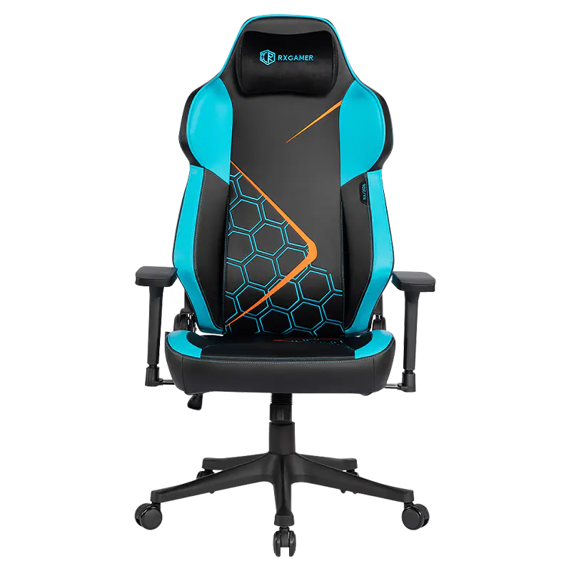 RXGAMER RX-2262 3D Adjustable Armrests Four-Stage Gas Lift Silent Gaming Chair